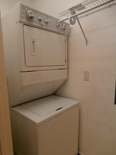 Stacked Washer and Dryer