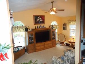 Family Room With Cathedral Ceiling