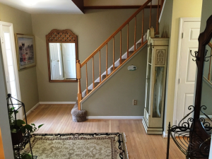 Foyer With Hardwood