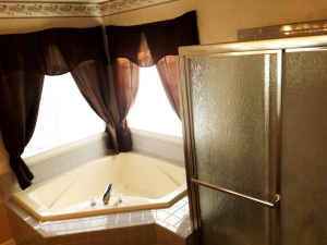Master Bath With Soaking Tub and Shower