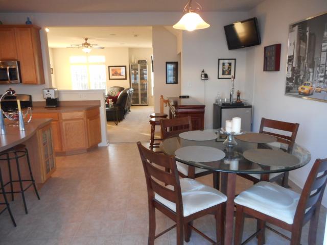 Kitchen View To Living Room