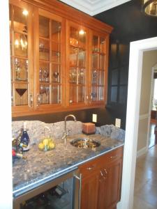 Butler's Pantry With Granite Countertop  