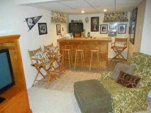 Dry Bar in Family Room