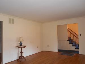 Living Room With Hardwood Floors