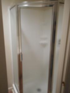 SHOWER IN LOWER LEVEL BATHROOM