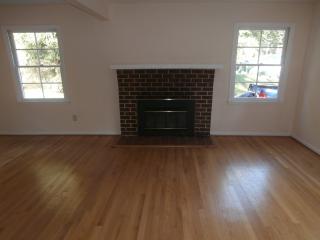 Wood Burning Fireplace In Living Room