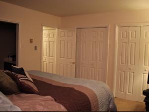 Master Bedroom With Double Closets