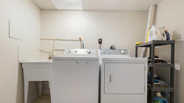 Lower Level Washer And Dryer